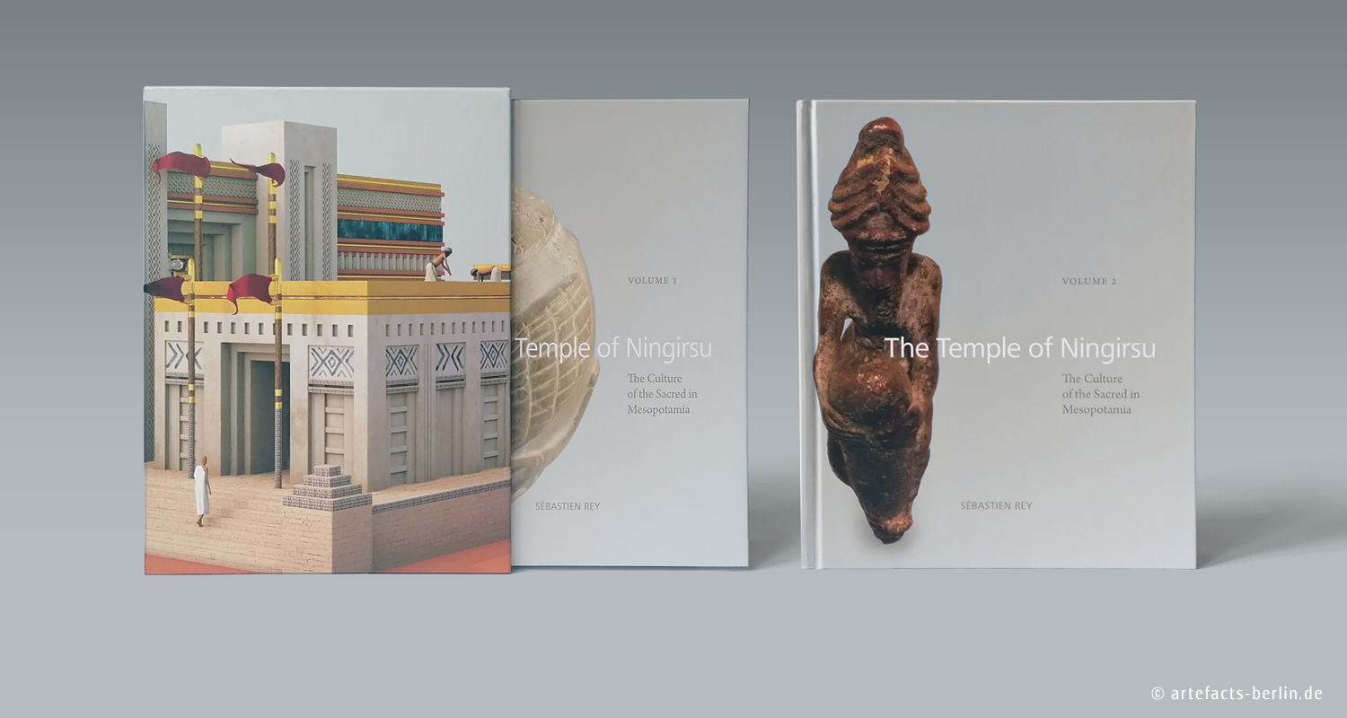 Photo of the cover of the publication "The Temple of Ningirsu" by S. Rey